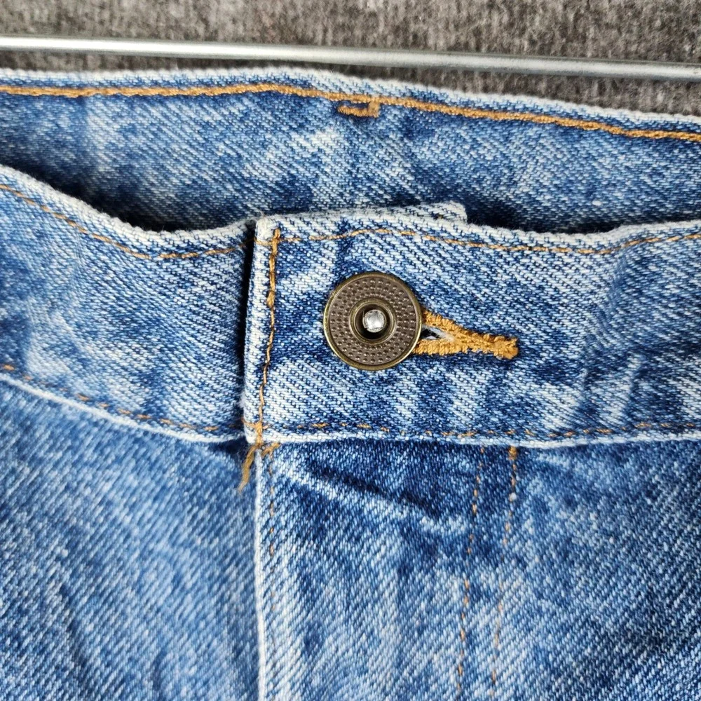 Big Smith Work Clothes Jeans Men 40x30 Blue Straight‎ Leg Denim W916263